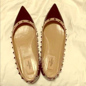 Valentino Rockstud Flats for rock stud holiday!